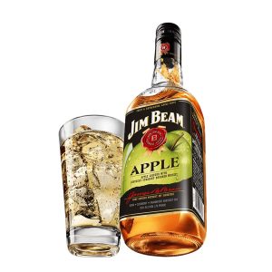 Jim Beam Lichior Apple Gift Set 0.7L