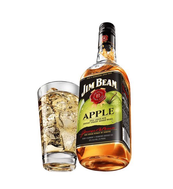 Jim Beam Lichior Apple Gift Set 0.7L