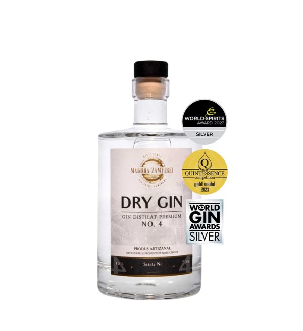 Magura Zamfirei Premium Distilat No4 Dry Gin 0.5L