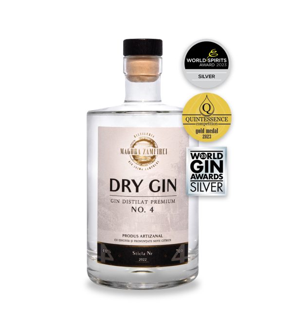 Magura Zamfirei Premium Distilat No4 Dry Gin 0.7L