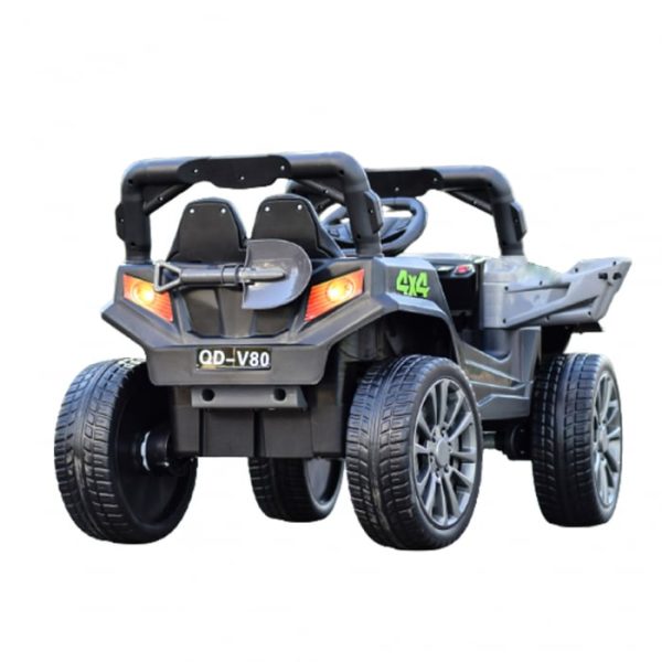 Masinuta electrica 4x4 Kinderauto BDQ-V80 100W 12V, premium, culoare Gri