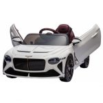 Masinuta electrica 4x4, pentru copii, Bentley Bacalar 120W 12V premium, culoare Alb