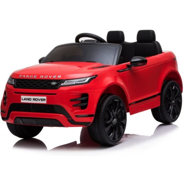 Masinuta electrica Range Rover 4x4 140W 12V, scaun tapitat, culoare Rosu