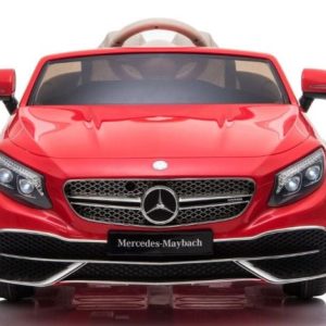 Masinuta electrica Mercedes S650 MAYBACH, 90W, 12V, PREMIUM ROSU