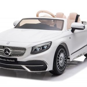 Masinuta electrica Mercedes S650 MAYBACH, 90W, 12V, PREMIUM Alb