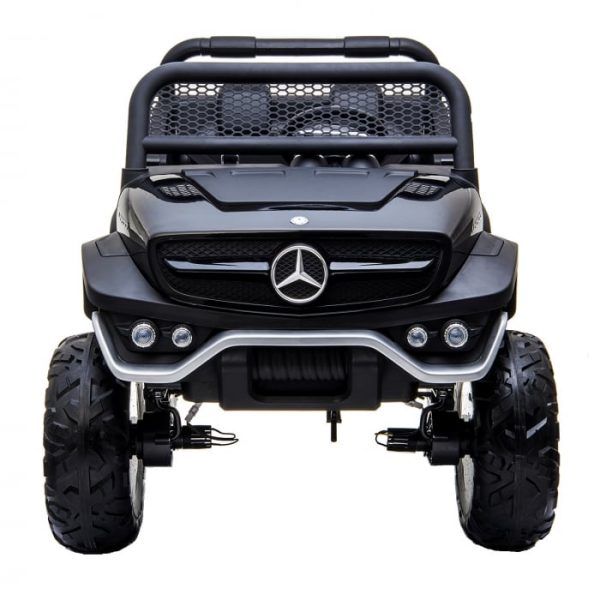 Masinuta electrica pentru 2 copii Mercedes UNIMOG 4x4 140W PREMIUM culoare Neagra