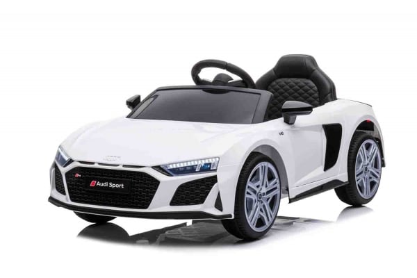Masinuta electrica pentru copii Audi R8 Spyder 70W 12V, Bluetooth, culoare Alb