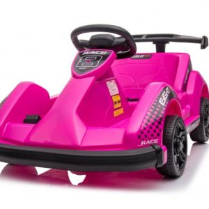 Masinuta-Kart electric pentru copii 2-5 ani, RACE8 35W 6V, telecomanda, culoare Roz