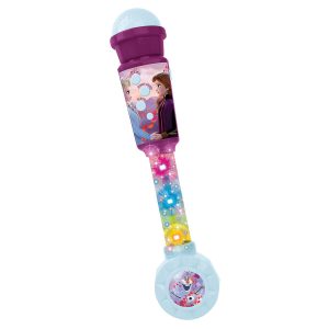 Microfon cu efecte sonore si luminoase Lexibook Disney Frozen 2