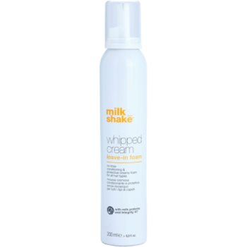 Milk Shake Whipped Cream spumă de protecție hrănitoare pentru toate tipurile de păr