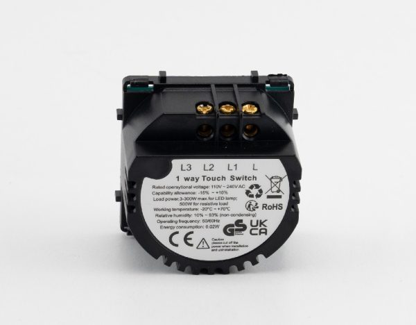 Modul Intrerupator Dublu cu Touch LUXION