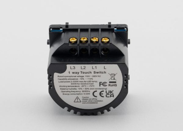 Modul Intrerupator Triplu din Silicon cu Touch LUXION