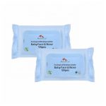 Pachet servetele umede biodegradabile pentru fata si nas, 2 * 24 bucati, Mommy Care