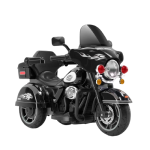 Motocicleta electrica cu telecomanda, Kinderauto BJLT609 50W 6V 7ah, culoare neagra