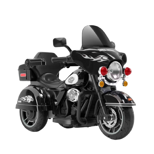 Motocicleta electrica cu telecomanda, Kinderauto BJLT609 50W 6V 7ah, culoare neagra