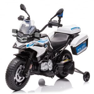 Motocicleta electrica de politie BMW F850 GS 90W 12V cu roti MOI Polizei