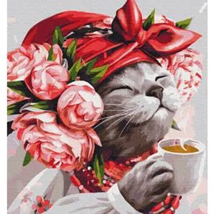 Set Pictura pe numere, Acuarello, Kitty
