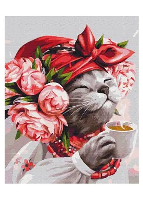 Set Pictura pe numere, Acuarello, Kitty