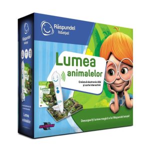 Carte interactiva si creion, Raspundel Istetel, Lumea Animalelor