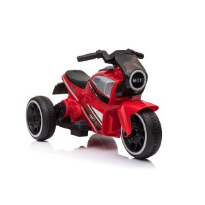 Motocicleta electrica, 6V, Rosu