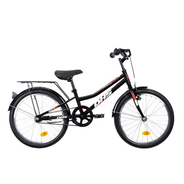 Bicicleta DHS, 20 inch, Negru