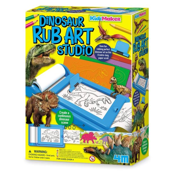 Set creativ 4M, Imprimare prin transfer, Dinozauri