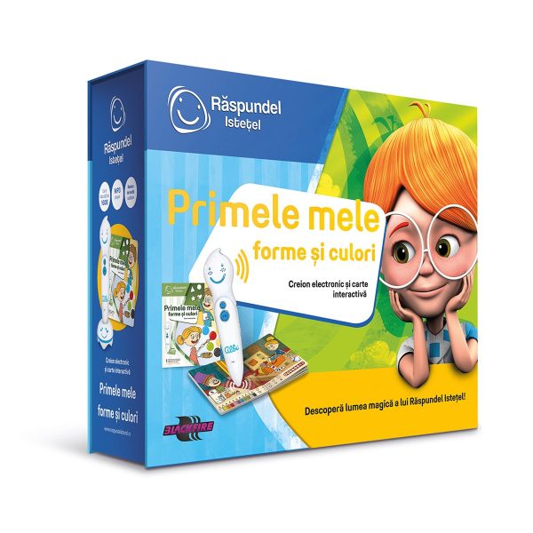 Carte interactiva si creion, Raspundel Istetel, Primele mele forme si culori