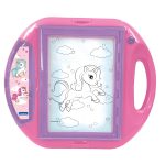 Proiector de desen cu sabloane si stampile, Lexibook, Unicorn