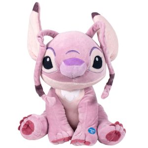 Jucarie de plus cu sunete Sambro, Angel Lilo si Stitch, 20 cm