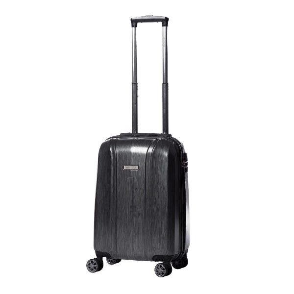 Troler Lamonza Swank, gri inchis, 55 x 36 x 24 cm