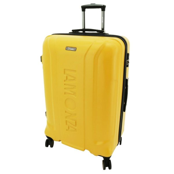 Troler Lamonza Glamour, galben, 78 x 51 x 31 cm