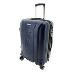 Troler Lamonza Glamour, albastru, 68 x 45 x 27 cm