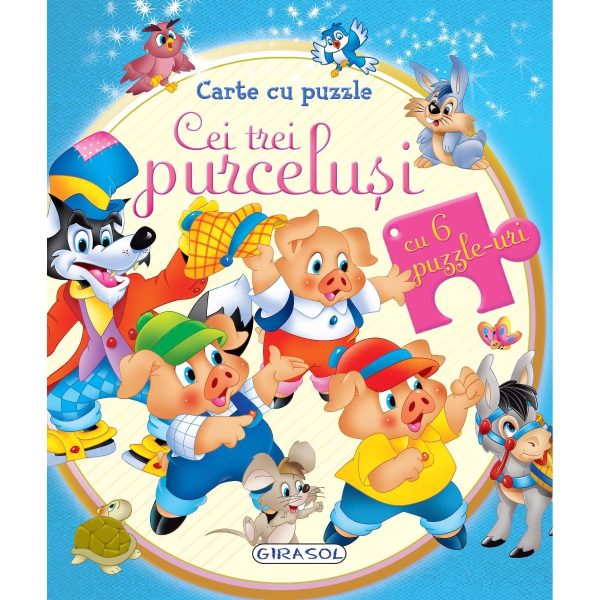 Carte cu puzzle, Cei trei purcelusi
