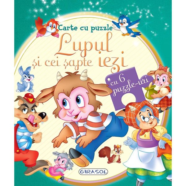 Carte cu puzzle, Lupul si cei sapte iezi