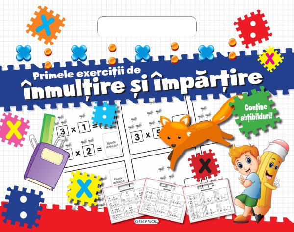 Bloc cu abtibilduri - Inmultire si impartire