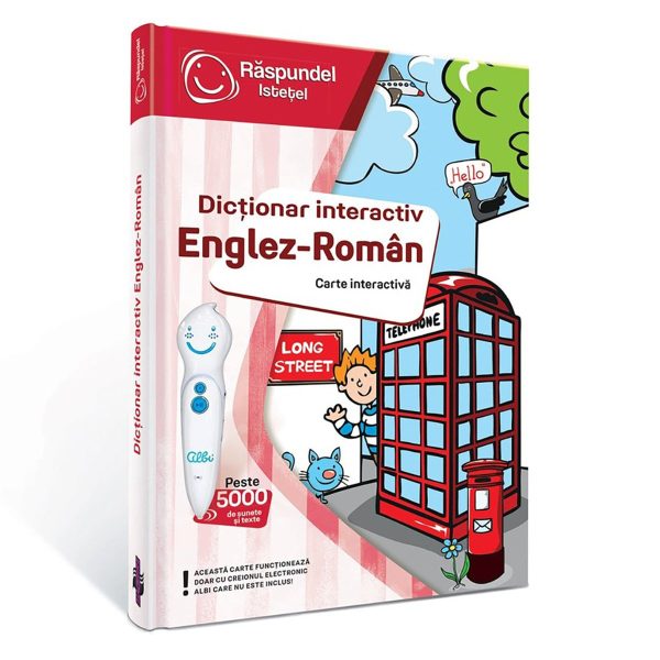 Carte interactiva, Raspundel Istetel, Dictionar Englez-Roman