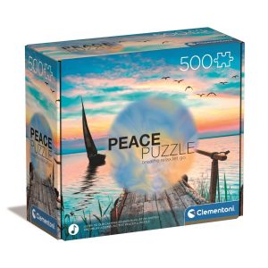 Puzzle Clementoni, Peisaj de pe lac, 500 piese