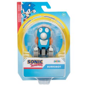 Figurina articulata, Sonic the Hedgehog, Burrbot, 6 cm