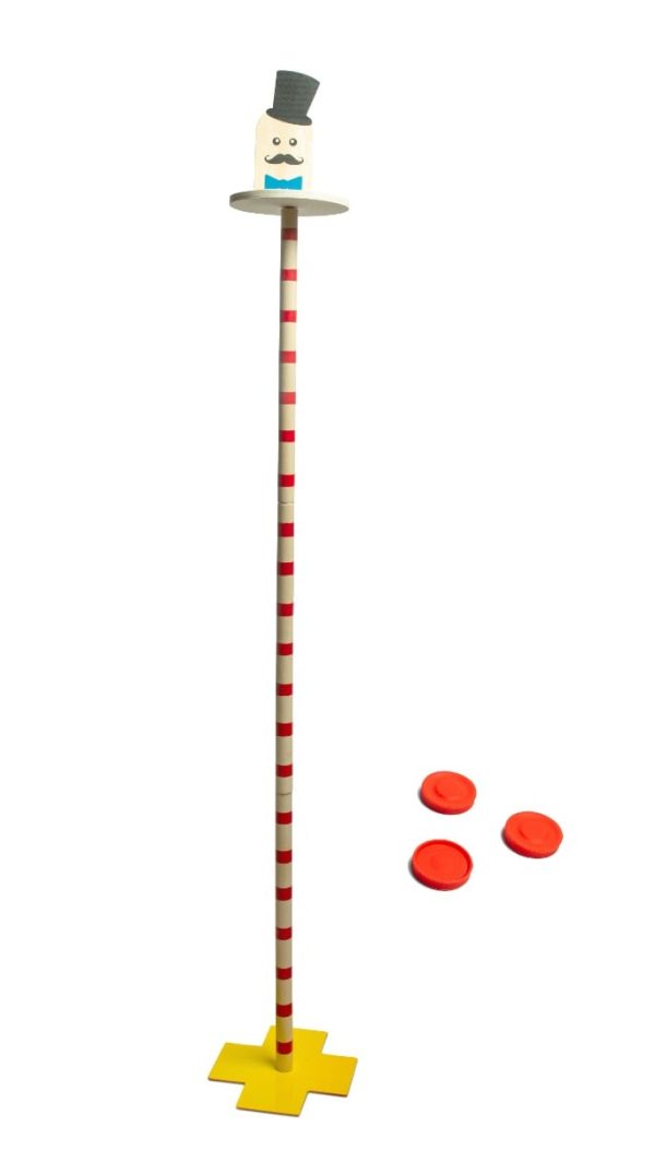 Echilibristul Bob, joc de aruncare la tinta, BS Toys