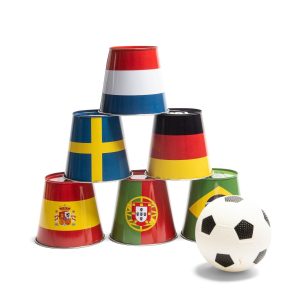 Fotbal cu conserve, joc de tras la tinta, BS Toys