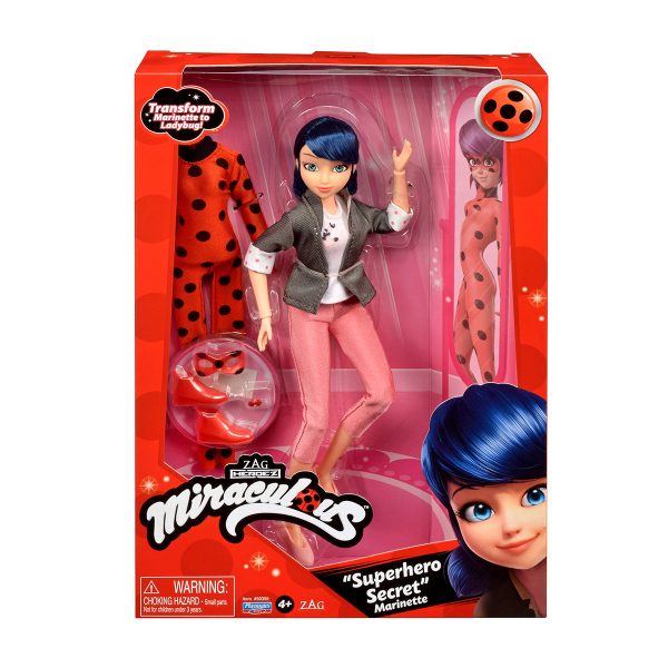 Papusa Miraculous si haine de schimb, Ladybug, Zag Heroez, 30 cm
