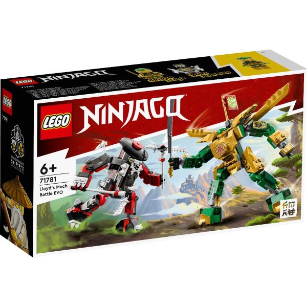 LEGO® Ninjago - Lupta cu robotul Evo al lui Lloyd (71781)