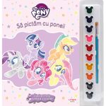 My little pony, Sa pictam cu poneii, Carte de colorat cu pensula si acuarele, Reeditare