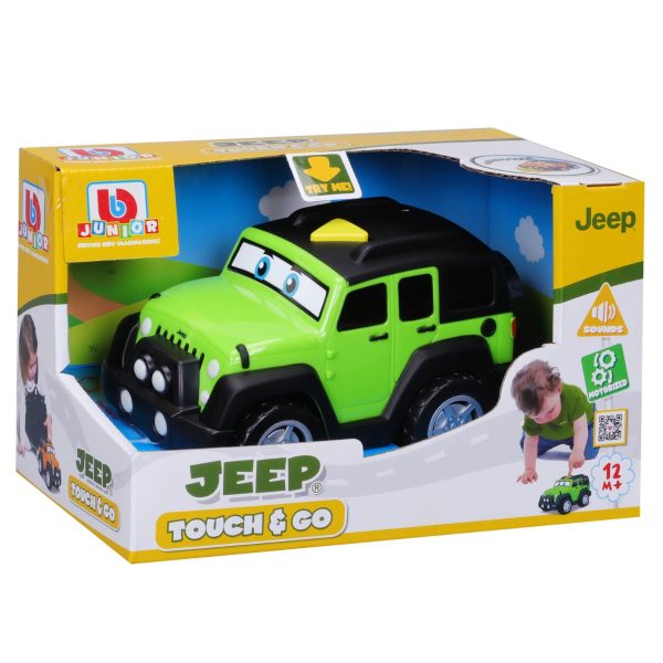 Primul meu Jeep Touch And Go, Bburago, Verde