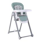 Scaun de masa reglabil, Lorelli Party, cadru din aluminiu, Iceberg Green Leather