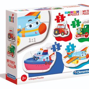 Primele mele 5 puzzleuri cu vehicule, Clementoni