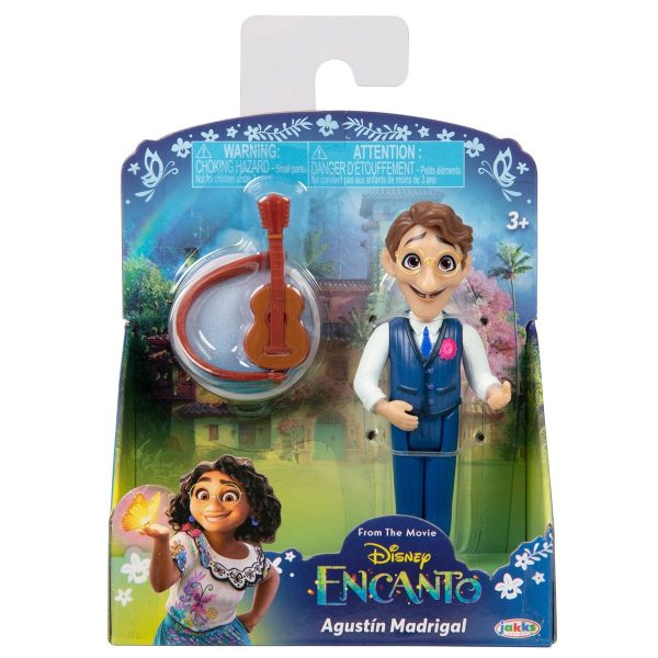 Papusa mini cu accesoriu, Disney Encanto, Agustin Madrigal, 8 cm