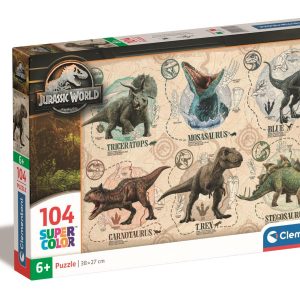Puzzle Clementoni Jurassic World, 104 piese