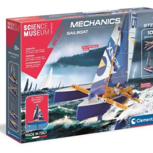 Kit de constructie Clementoni, Barca cu panze