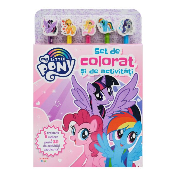 My Little Pony, Set de colorat si de activitati cu 5 creioane si 5 radiere, Reeditare
